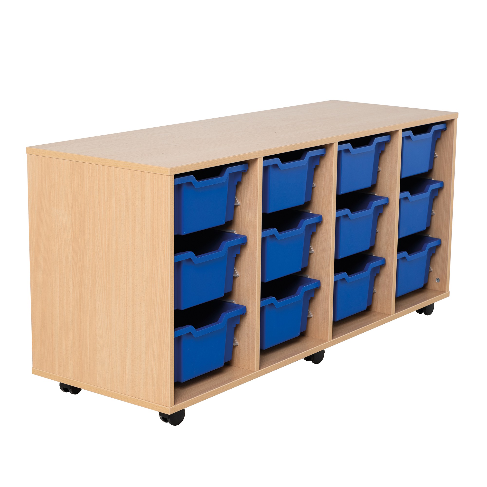 Quadruple Column Deep Tray Storage 