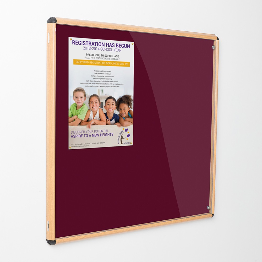 Shield Design Wood Effect Tamperproof Noticeboards Shield Design Wood Effect Tamperproof Noticeboards