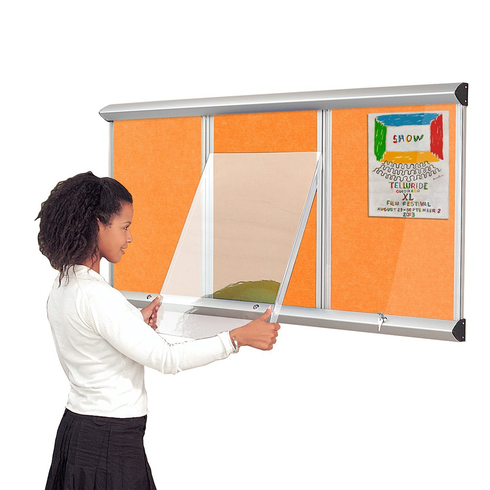Resist-a-Flame Shield Multi-banked Showcase with Lift-Off Covers