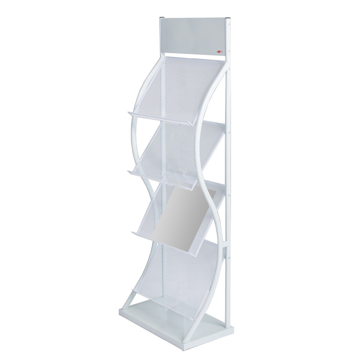 Wave Wider Freestanding Leaflet Dispenser