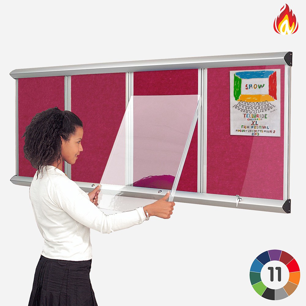 Resist-a-Flame Shield Multi-banked Showcase with Lift-Off Covers | 36 x ...