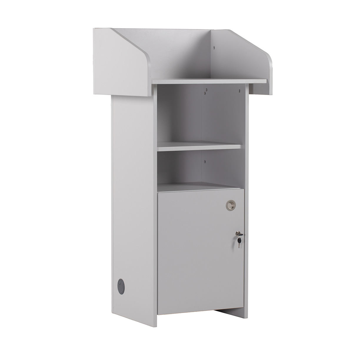 Lectern Lock Secure Laptop Lectern | Grey | 915517/GR