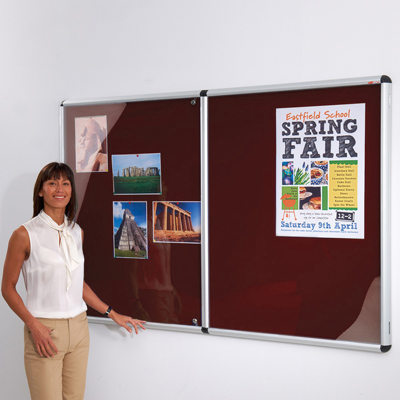 Shield Design Tamperproof Noticeboard