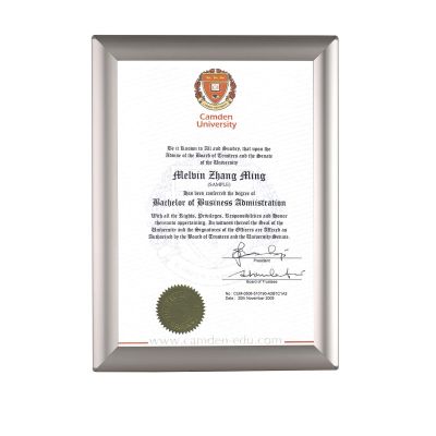 BusyGrip Certificate Frame