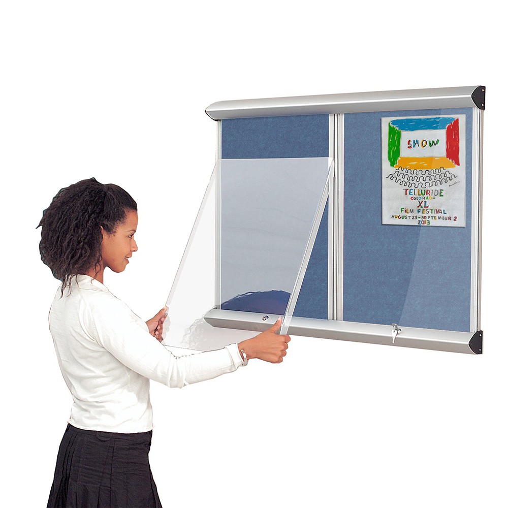 Resist-a-Flame Shield Multi-banked Showcase with Lift-Off Covers