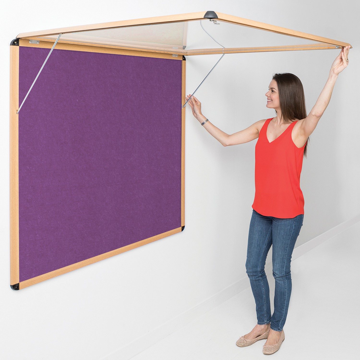 Shield Wood Effect Eco-Colour Corridor Tamperproof Boards