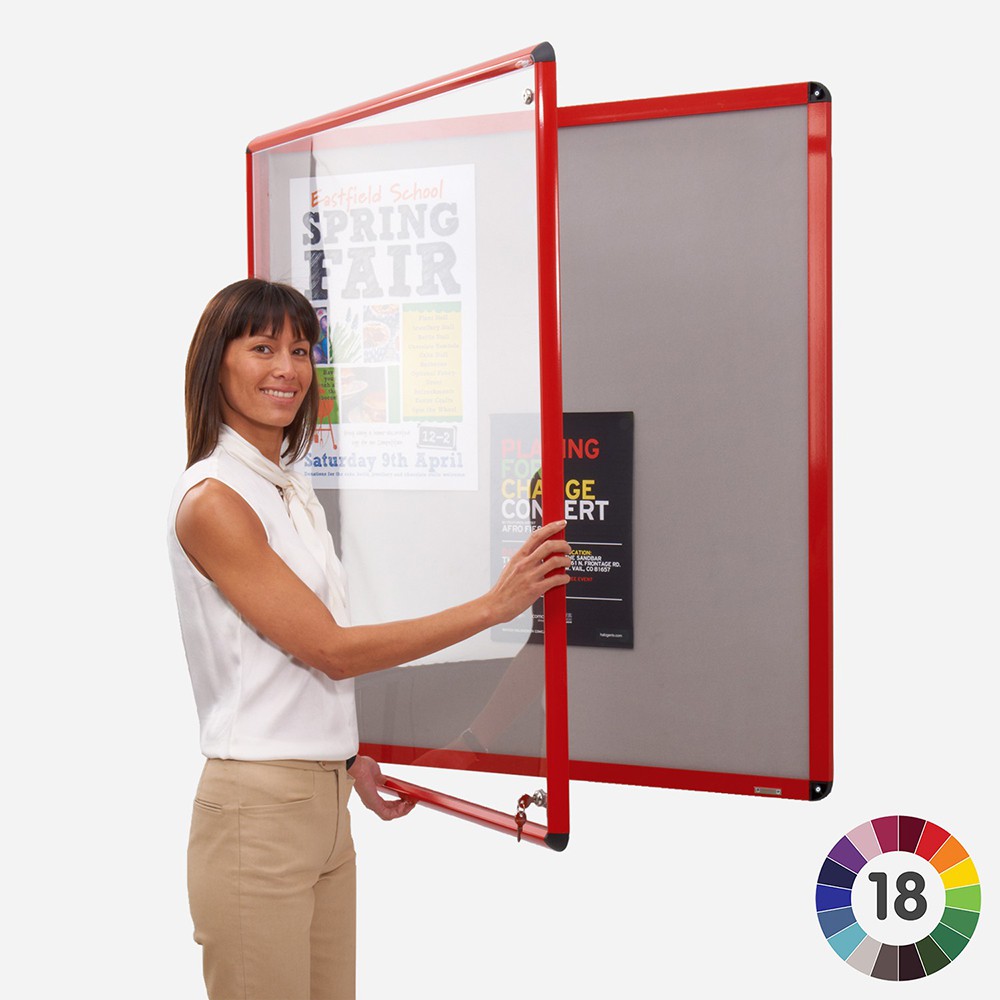 Shield Design Tamperproof Noticeboard