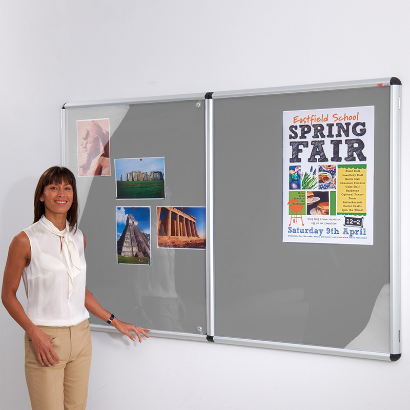 Shield Design Tamperproof Noticeboard