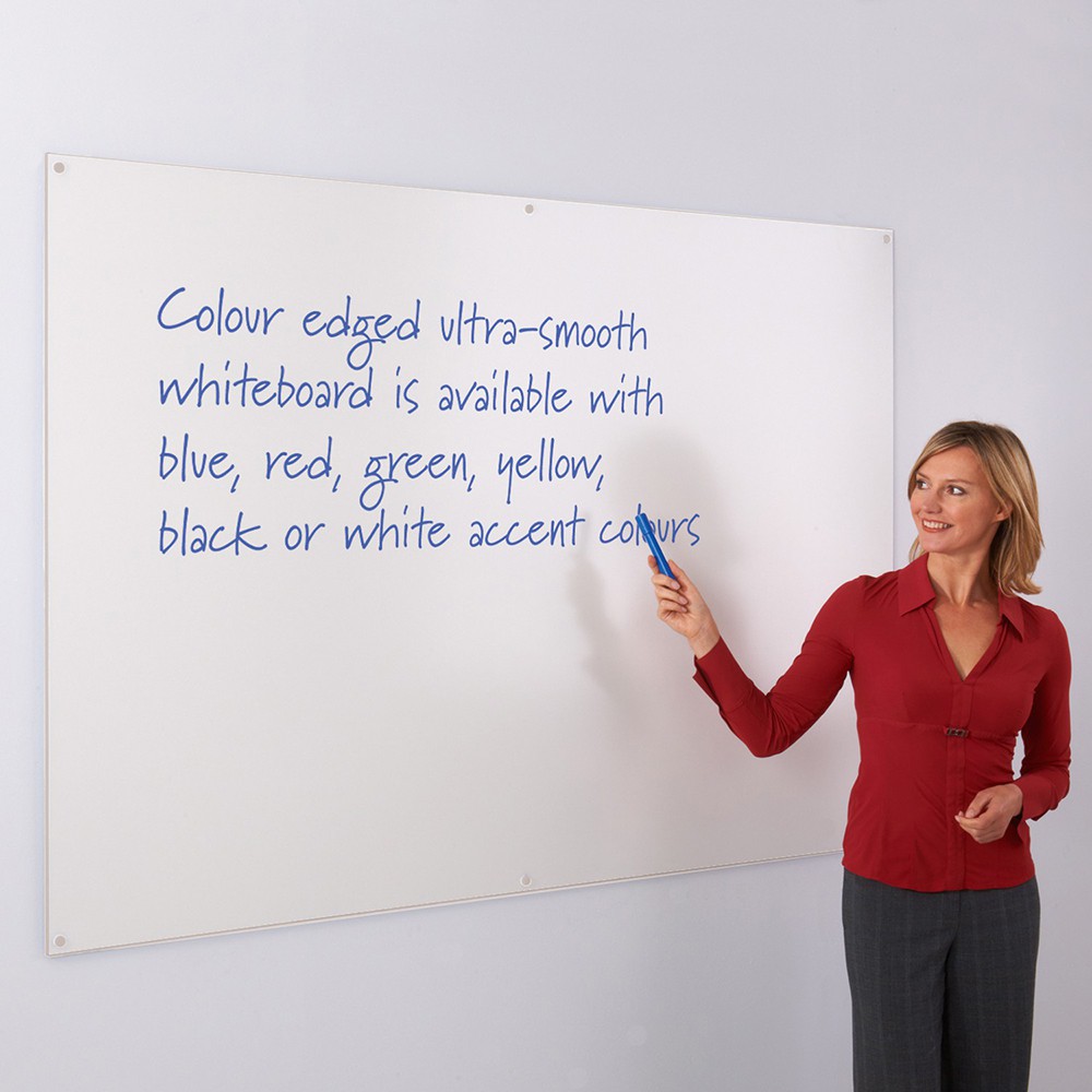 WriteOn® Coloured Edge Whiteboard