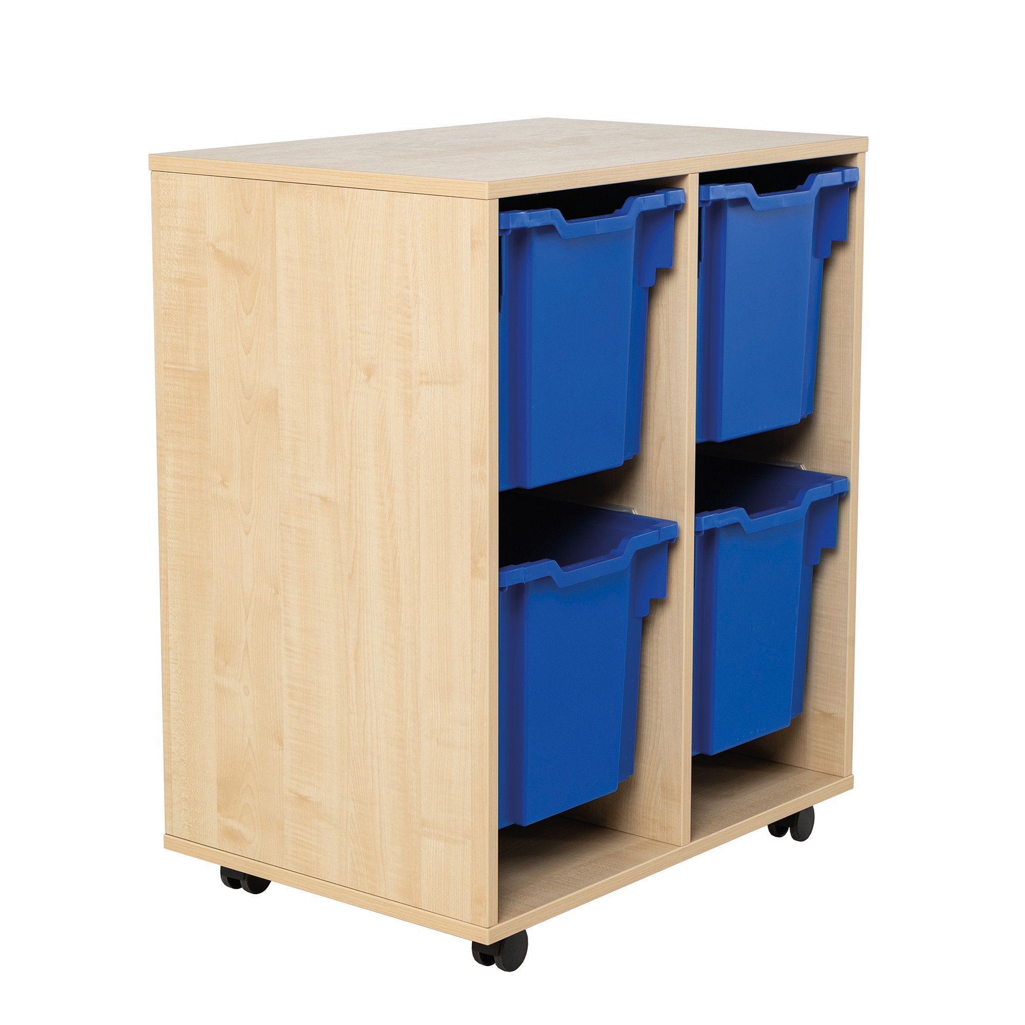 Double Column Tray Storage 