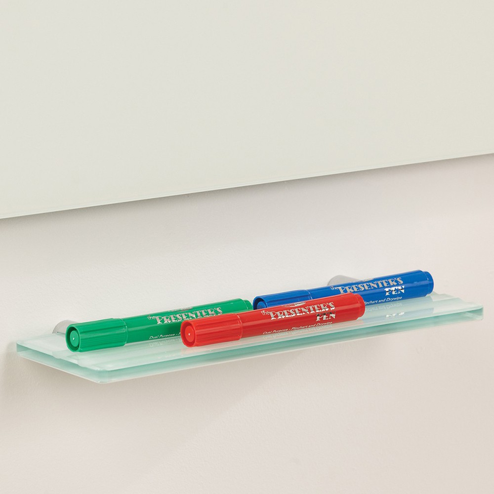 WriteOn® Glass Whiteboard Pen Tray