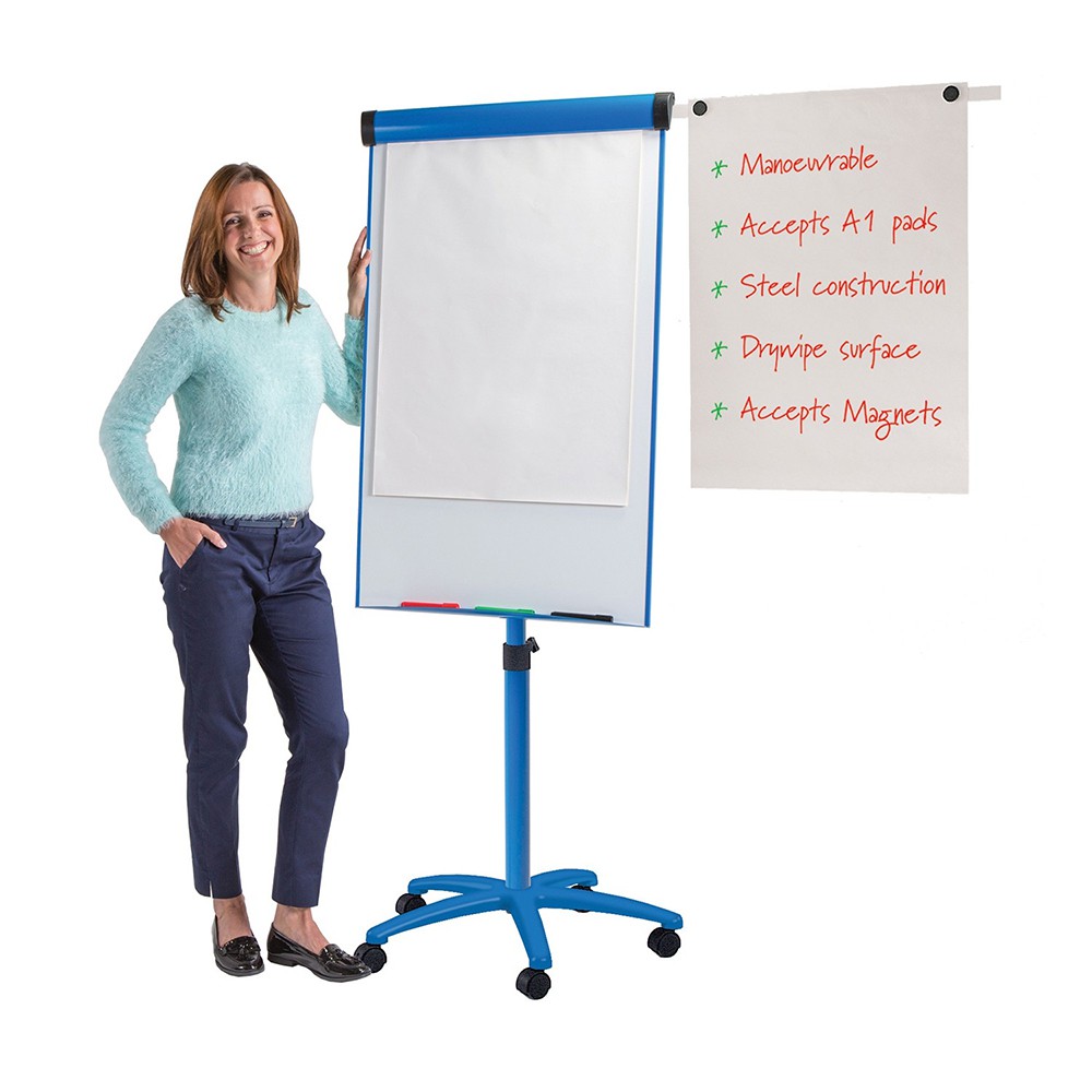 Buzzard Mobile Flipchart Easel