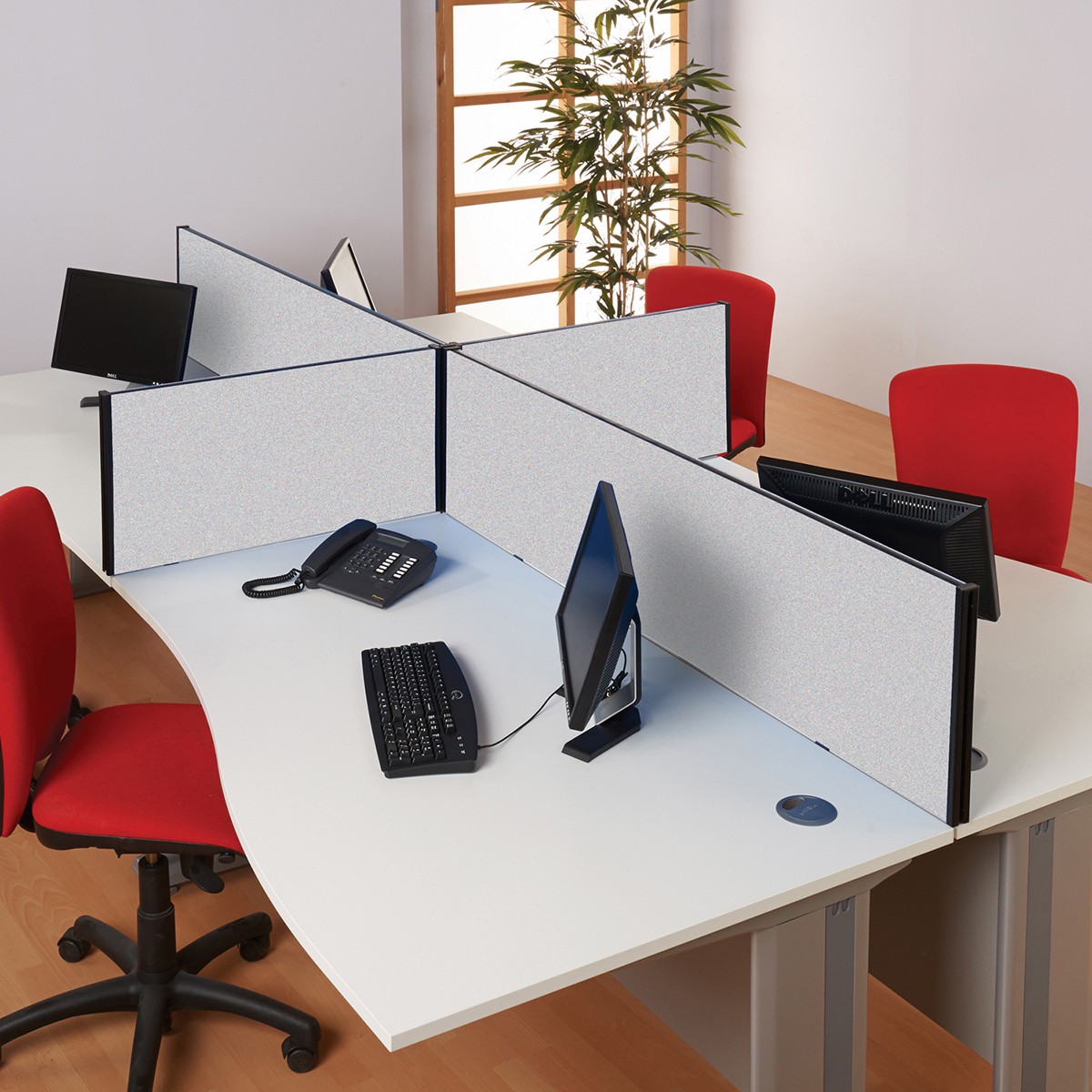 BusyScreen Classic Desk Screen - Woven Cloth