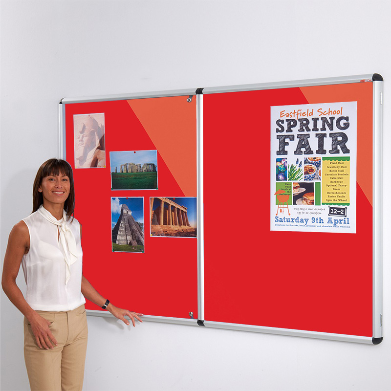 Shield Design Tamperproof Noticeboard